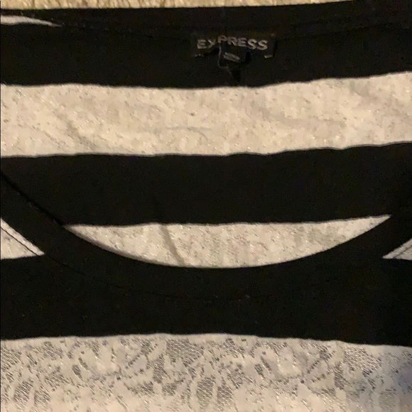 ☀️3/$25☀️Express Black & White Lace LST - Picture 2 of 5
